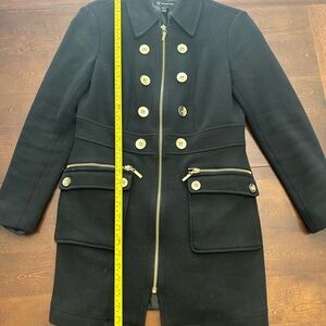 INC International Concepts Black Coat